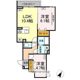 セレスティア柴又VII【3階】の間取り