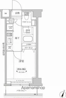 1Kの間取り画像