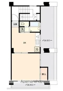 大洋北町マンション【3階】の間取り