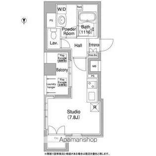 コンフォリア銀座EAST【12階】の間取り