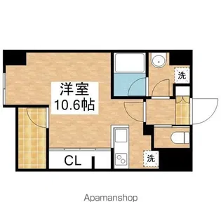 アビタシオン今池パルク【4階】の間取り