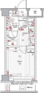 東京都渋谷区恵比寿2丁目【マンション】の間取り
