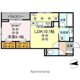 CasaPino【1階】の間取り