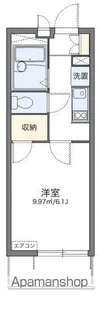 レオパレスリバービレッジ【1階】の間取り