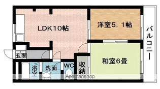 エクセル緑ヶ丘【1階】の間取り
