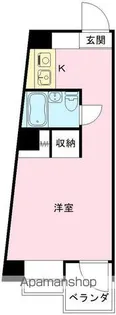 坂口ポートハイツ【303号室号室】の間取り