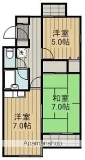 エスカイア100羽村第一【3階】の間取り