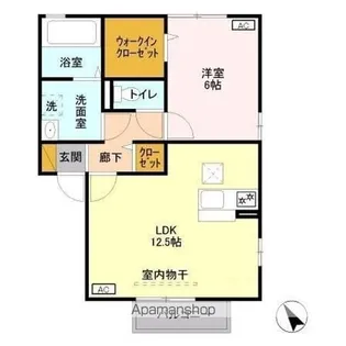 ソレイユ・アイビー【1階】の間取り