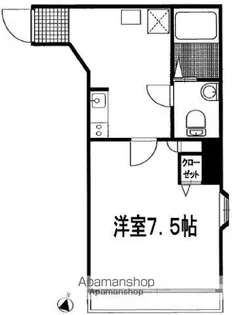 日之出ビル第2平尾【2階】の間取り