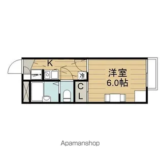 レオパレスラックコート【2階】の間取り