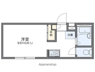 レオパレス神戸【2階】の間取り