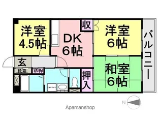メゾン兵庫【2階】の間取り