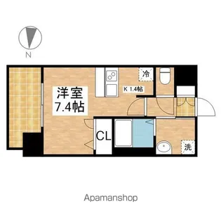 プレサンス桜通グレイス【3階】の間取り