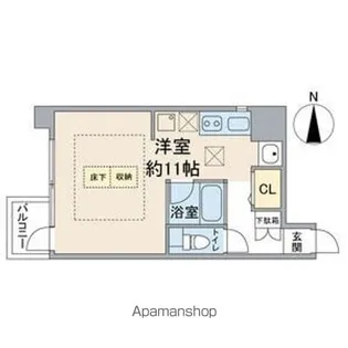 ラクロア【3階】の間取り