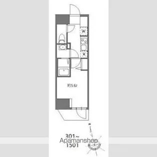 ジェイアール稲毛駅前レジデンス【11階】の間取り