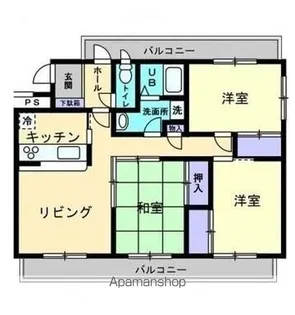 メゾングローリー【101号室】の間取り