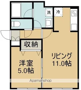 サンヒルズ柏木【1階】の間取り
