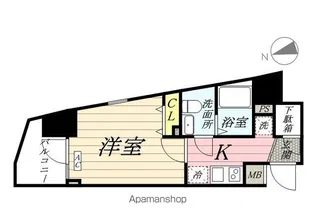 AXAS池袋本町【2階】の間取り