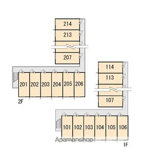 レオパレスコート伊那部【113号室】の間取り