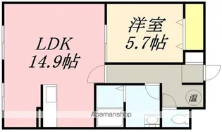 リアライズ函館港町【402号室】の間取り