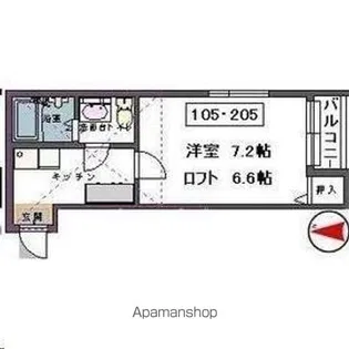 STAGE上谷刈【1階】の間取り