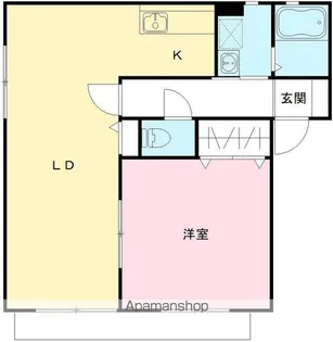 コンフォール【103号室号室】の間取り