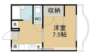 カーサ・アネイロ【407号室】の間取り