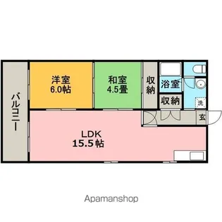 REステートビル【205号室】の間取り