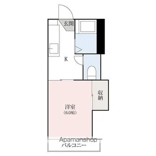 セゾンハイツ【2階】の間取り