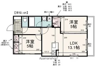 DEAR COURT【102号室】の間取り