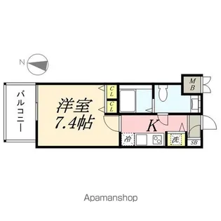 サヴォイフェアリーパーク【9階】の間取り