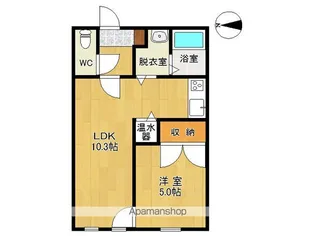 ザ・クラス7【303号室】の間取り