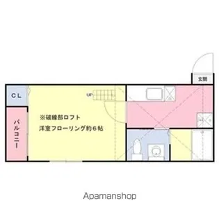 コンパートメントハウス鳩ヶ谷Ⅱ【1階】の間取り