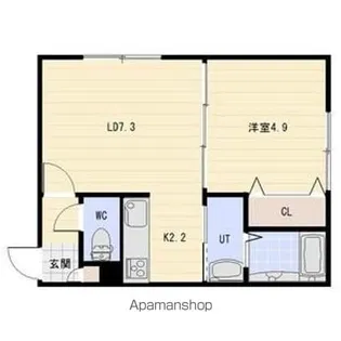 SET泉町【105号室】の間取り