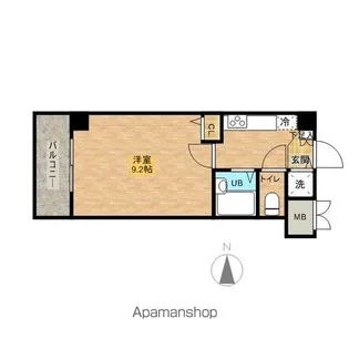 リガーレ浮間公園【1階】の間取り