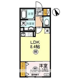 パーシモンⅢ【2階】の間取り