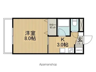 レスコメイトⅡ【212号室】の間取り