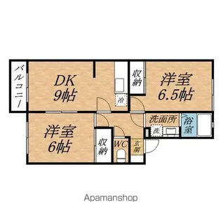 アーバンハイツ中井 B【2階】の間取り