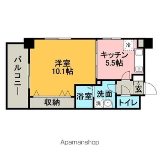 GH舞鶴【8階】の間取り