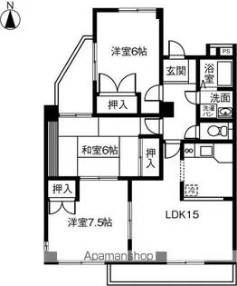 アネックス91【3階】の間取り