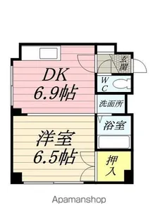 シティハウス平岸【402号室】の間取り