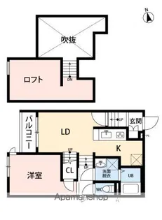 エクシア御井駅前【205号室号室】の間取り