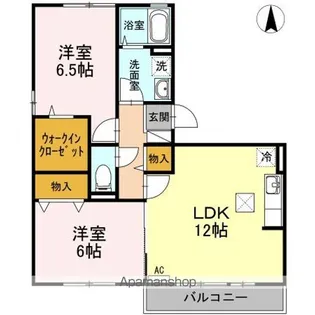 ヴィラ・エクセラン A【3階】の間取り