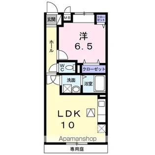 グランド ハピネス【1階】の間取り