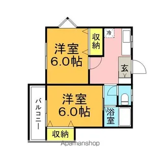 エディフィシオ須恵【202号室】の間取り
