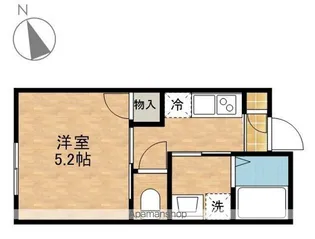 レフレール【102号室】の間取り