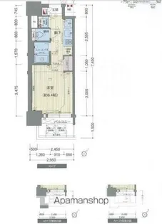 プレサンス名古屋STATIONビジュ【901号室】の間取り