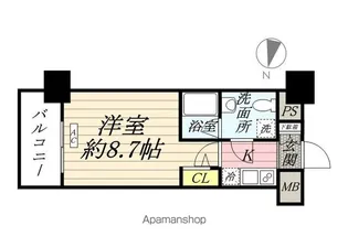 メインステージ王子Ⅱ【703号室号室】の間取り