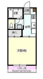 シャンヴィラージュ上田【103号室】の間取り