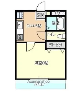 メゾン美濃田E棟【2階】の間取り
